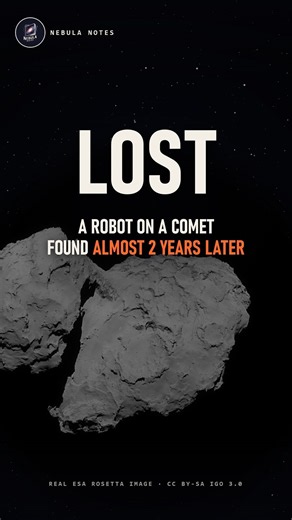 We Lost a Robot on a Comet