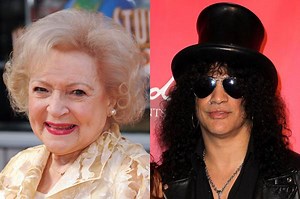 Slash & Betty White hook up for TV spot