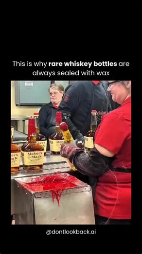 AI | Technology | Innovation | Inventions on Instagram: "Wax sealing isn’t just aesthetic—it’s engineering for preservation. When hot wax is poured over a whiskey bottle’s cork and neck, it creates an airtight barrier that locks out oxygen, the primary threat to aged spirits. Even minimal oxygen exposure can degrade flavor profiles and aromatics that distillers spent years perfecting. The seal also prevents cork deterioration. Temperature fluctuations cause corks to dry and contract, leading to