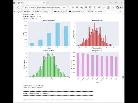 Machine Learning Final Project: Movie Recommendation Systems | Kun Chen