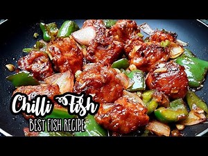 Chilli Fish Recipe | Fish manchurian Recipe | How to make Restaurant style fish chilli | CHILLI FISH