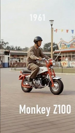 Honda Monkey evolution From 1961-2018 Motorcycle,#bikeevolution #monkey #monkey125 #honda