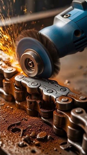 Rusty Chain Finally Moves Again ⛓️