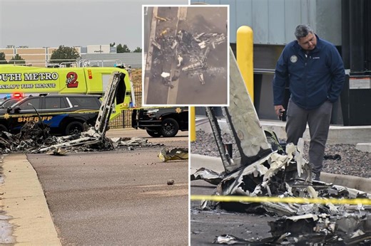 Small plane that crashed near Denver and killed 2 had engine malfunction midair: NTSB