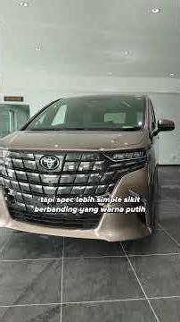 Toyota Alphard AH30. Harga bermula dari RM 250,000 hingga RM 308,000. Mana satu pilihan anda?