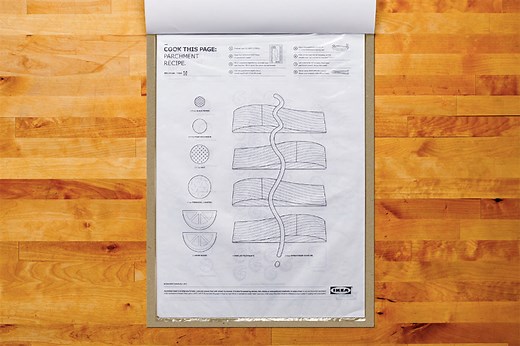 IKEA cooks up illustrated, interactive recipes that you can roll, bake, and eat