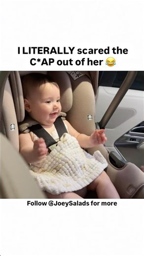 Didn't expect her to laugh THAT hard 💕 #babyvideo #cutebabyvideos #shorts