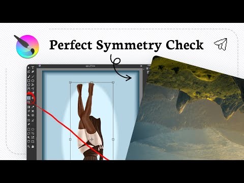 How to flip canvas in Krita (Symmetry Secret)