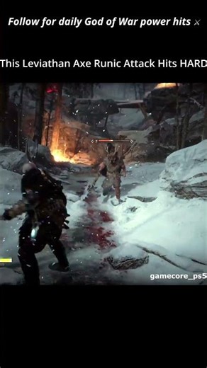 Leviathan Axe Runic + Frost Power Combo | God of War