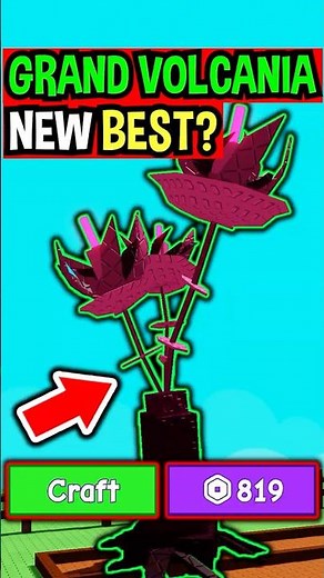 New BEST GRAND VOLCANIA SEED in Roblox Grow a Garden..