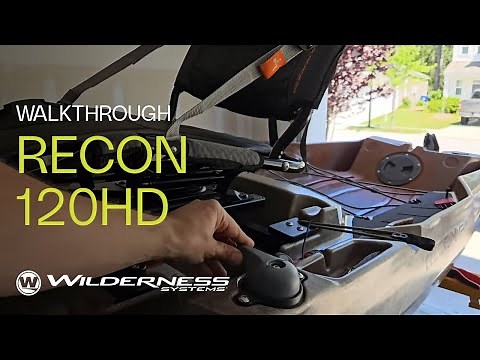 RECON 120HD Kayak with ACES Swivel Seat Walkthrough | Wilderness Systems