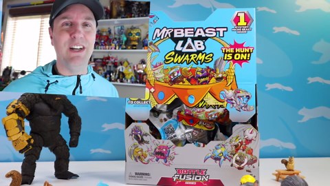 Mr Beast Lab Swarms Easter Basket Battle Fusion Squeak Peak Packs Review!