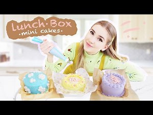 Making Pinterest Worthy Mini Lunchbox Cakes !! * I'm obsessed *