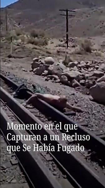 Momento en el que Capturan a un Recluso que se Había Fugado