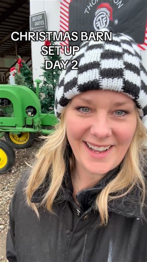 Day 2 of setting up the Christmas Barn! Since it’s all new, we don’t have photos to show you just yet, so hopefully talking you through our plans helps paint the picture. 😂 Turns out it’s hard to condense an entire day’s work into one little video! Join us the first two weekends of December for all the Christmas magic. 🎅🤶 | Thomasson Family Farm
