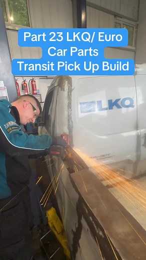 Part 23 LKQ/ Euro Car Parts Transit Pick Up Build and it’s time to move it to the other side of the garage and start making a plan for the rear lights? LKQ Euro Car Parts LKQ UK and Ireland#antaak #brandambassador #ad #modifiedcars #mechanic | AAK Auto Services