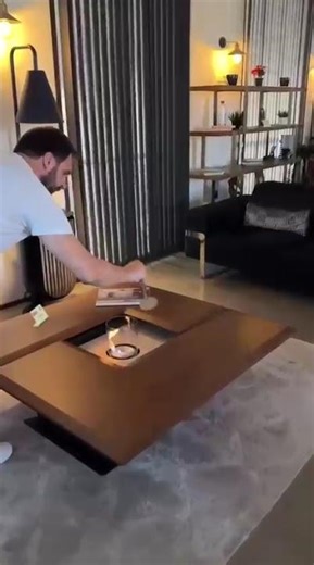 #SHOWDEKO Event Fireplace Coffee Table #indoor ‪@showdekotv‬ #interiordesign #homedecor #home