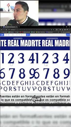 Como vectorizar Números y tipografía en Adobe Illustrator con AI