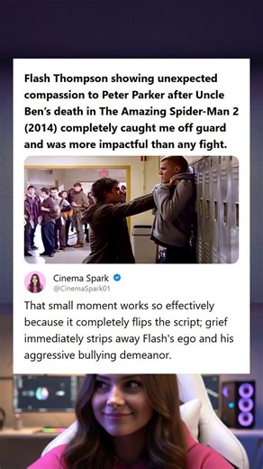The Amazing Spider-Man 2 2014 Flash Thompsons Compassion After Uncle Bens Death Was a Powerful Momen