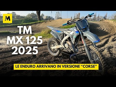 TM Moto 2025: the MX 125 2 Stroke is all new! The “Corse” version for enduro is here