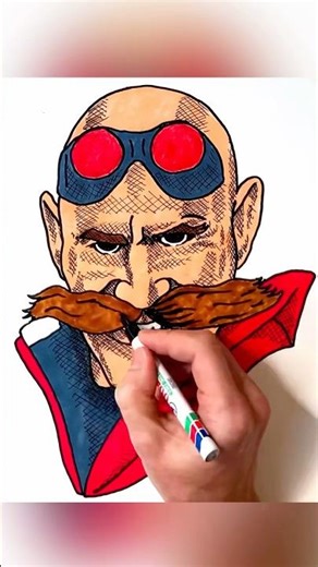 How to Draw Dr Robotnik - Sonic 2.