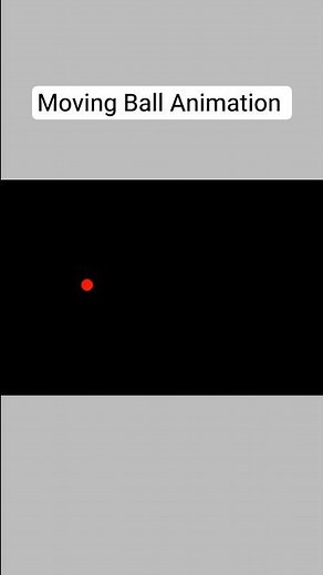 Moving Ball Animation in Python | Projects By Coding