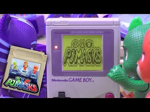 PJ Masks Catboy Finds Retro PJ Masks Nintendo Gameboy Game