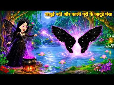 जादुई नदी और काली परी के जादुई पंख | Magical Story | Jadui Kahani | Cartoon Video | Pari Wala Video
