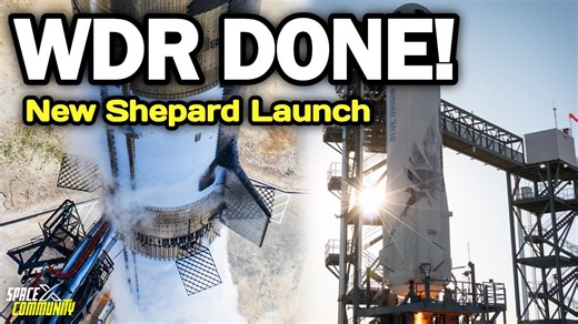 Wet dress rehearsal of Ship 29 & Booster 11 completed, New Shepard launch
