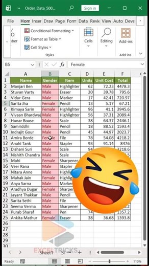 Highlight Data Instantly | Conditional Formatting #shorts #youtubeshorts #trending #exceltricks