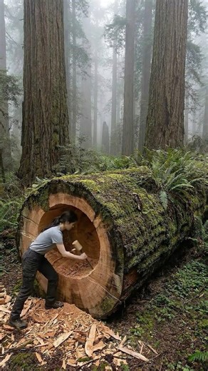 Building a Luxury House Inside a Giant Tree 🪵