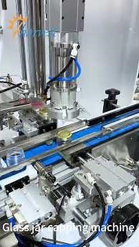 Glass jar Capping #machine, Servo Capping machine for Glass Container , Jar capper
