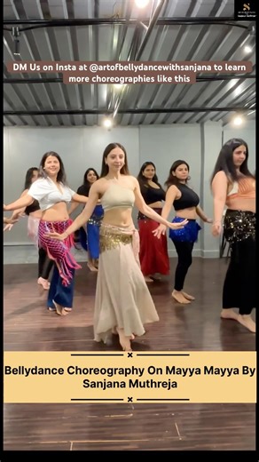 Learn the Art of Bellydance with Sanjana and master different Choreographies #dance #youtubeshorts