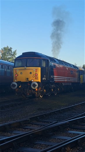 Ex Virgin 47115 Engine start up #class47 #virgintrains #heritage