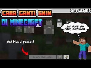 Cara ganti skin di Minecraft | mudah‼️