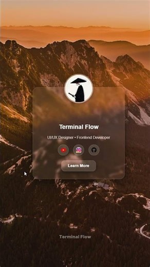 Modern Glass UI in Seconds! | CSS Tricks #webdesign