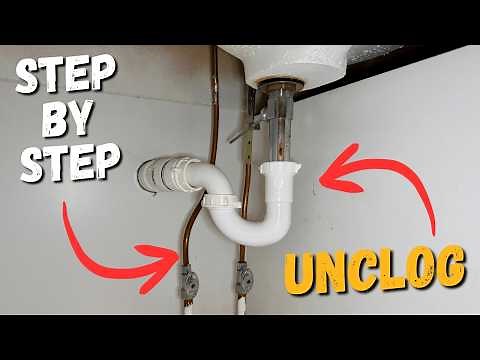 How to UNCLOG a Drain or Sink: Easy Step-by-Step DIY Guide