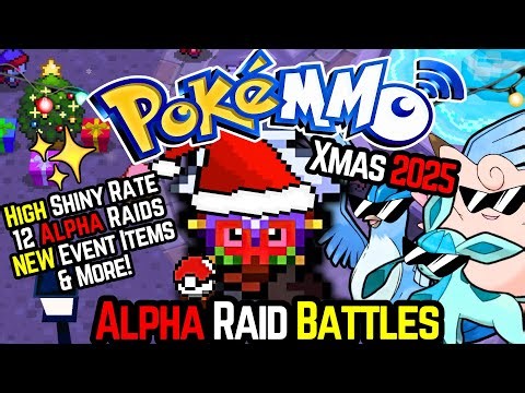I Beat Alpha Glaceon & Clefable Raids In Xmas Event 2025 | PokéMMO in 2025
