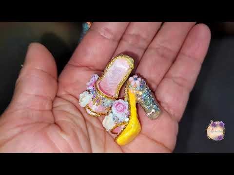 Fairy and Box, polymer clay, ooak doll, handmade