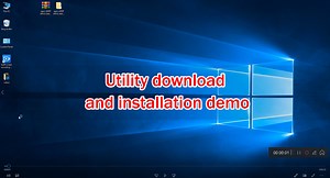 Windows Utility download and installation demo
