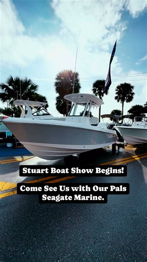 1.8K views · 21 reactions | Getting ready for the Stuart Boat Show with our pals @seagatemarinesales. Come see some of the Fleet from today through the weekend. Don’t miss out. | EdgeWater Boats | Facebook