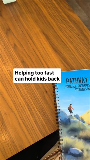 Helping kids too fast can actually hold them back. Support isn’t about removing struggle—it’s about building skills at the right pace. That’s why we created Pathway to Support: a clearer way to know when to step in, how to scaffold, and when to step back. | AdaptEd