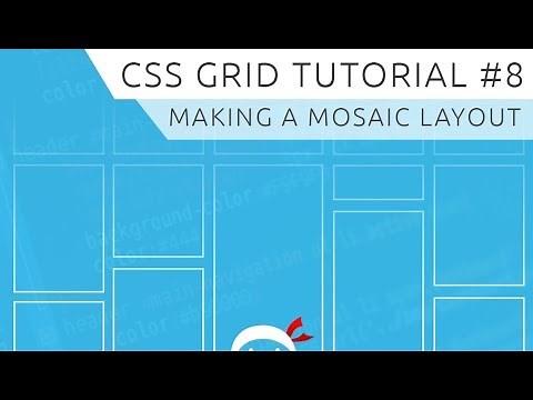 CSS Grid Tutorial #8 - Mosaic Layout