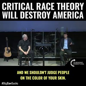 777K views · 13K reactions | MUST WATCH: Charlie Kirk Totally Breaks Down The Racist Critical Race Theory! #ThinkForYourself #BigGovSucks | Turning Point USA | Facebook