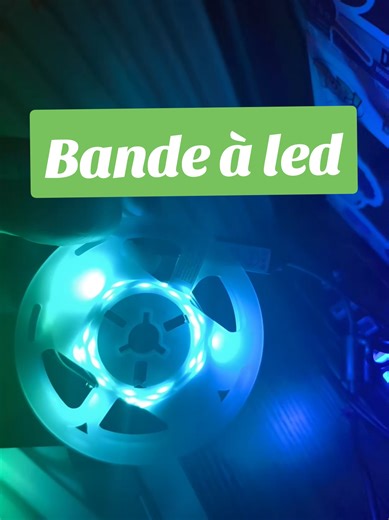 bande à LED lumineuse où tu peux installer partout et rapidement #shop #jeu