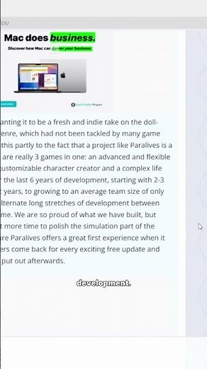 Paralives Development Journey