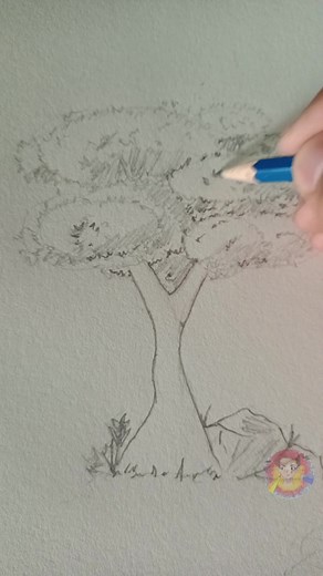 How to draw a tree? Basic steps for beginners! #art #artist #drawing #artwork #painting #artistsoninstagram #illustration #digitalart #design #sketch #practice #artist #bodyfigure #sketch #art #basic #artskills #artsandcrafts #trending #tree #treeart #treelove #treelife