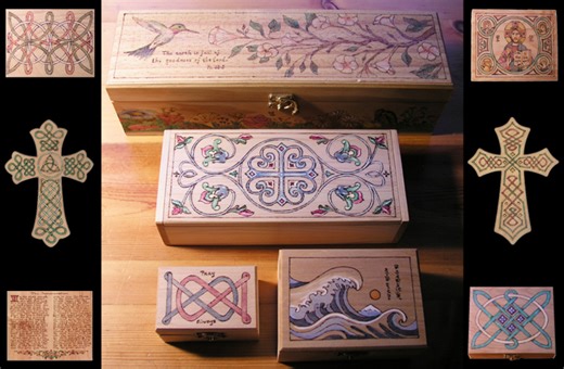 How to Color a Woodburning Project