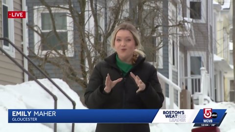 North Shore community shoveling out for 6 inches of fresh snow