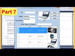 VB.Net - How To Insert Update Delete Search Display Images From SQL SERVER Database +Code Part 7/7
